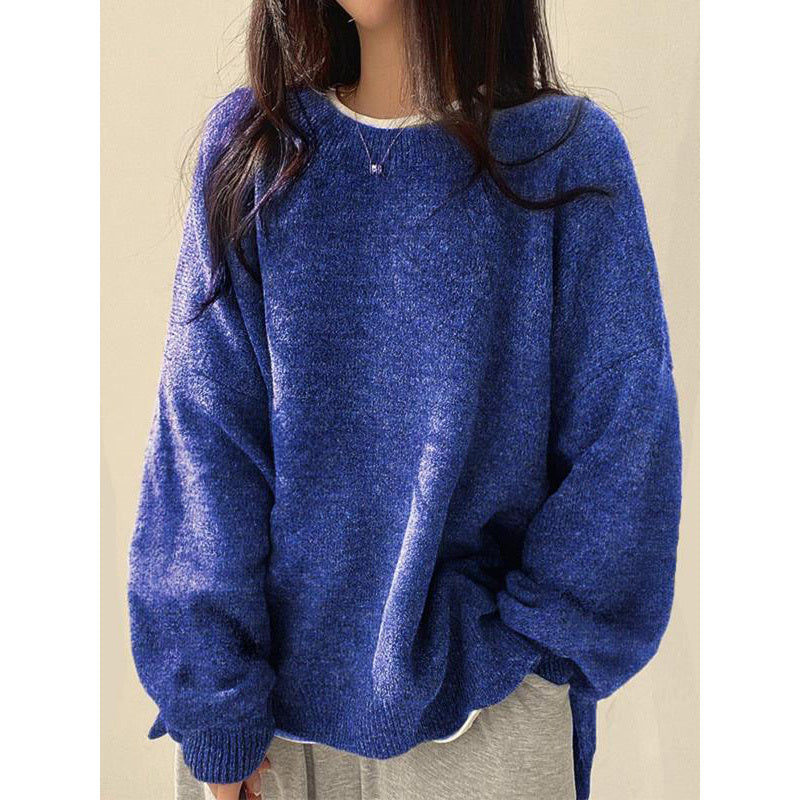 Cozy Split Hem Knit Sweater