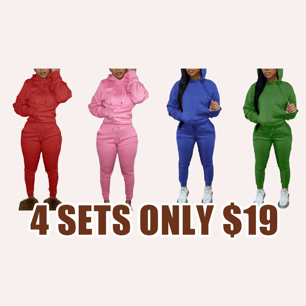 Women's 2-Piece Hoodie & Jogger Pants Set