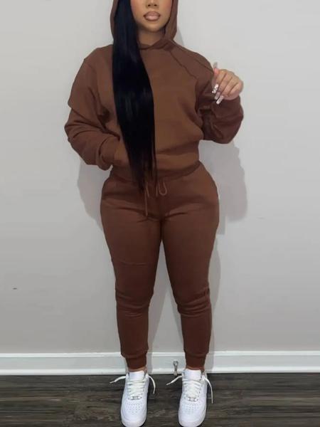 Women's 2-Piece Hoodie & Jogger Pants Set